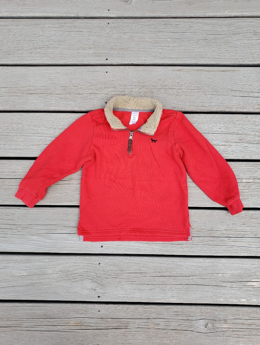 Carter's Toddler Red Pullover- 4T